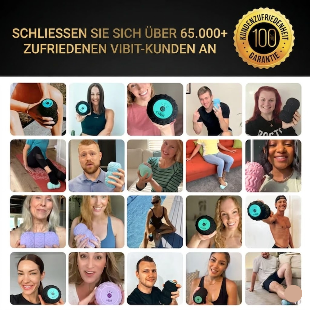 Tragbare vibrierende Massagerolle