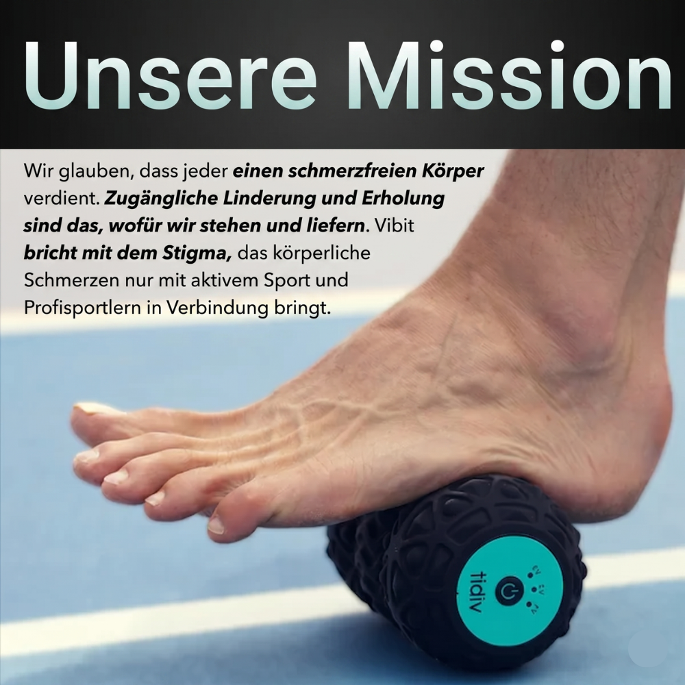 Tragbare vibrierende Massagerolle