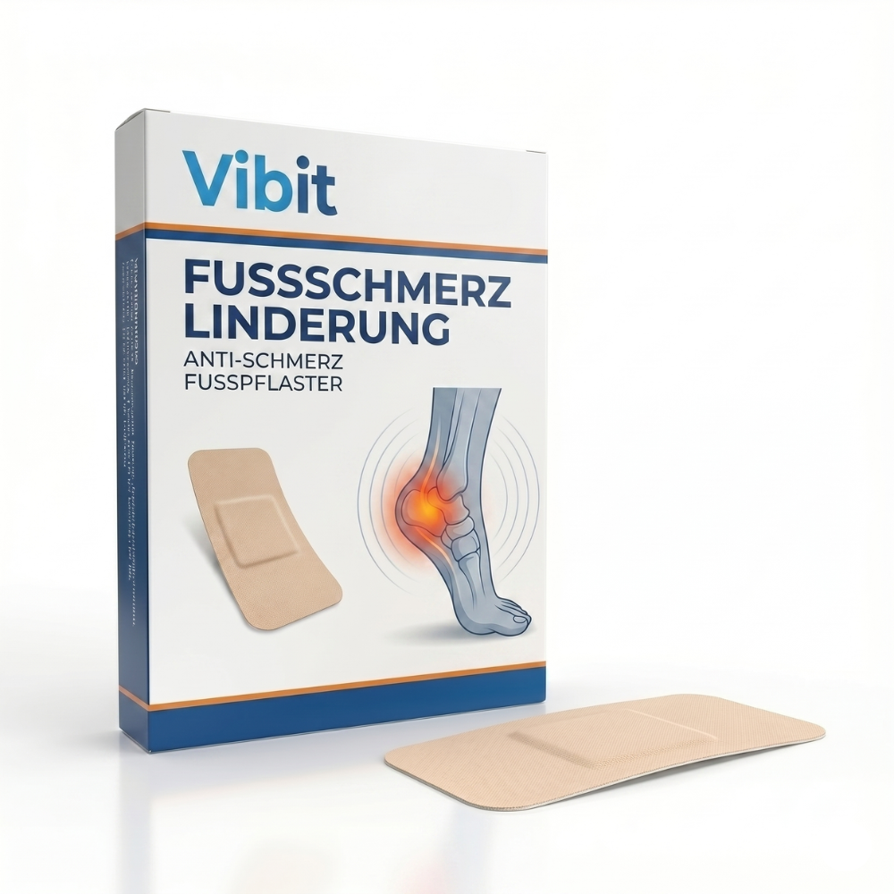 12 Fußschmerz-Pflaster